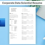 Corporate Data Scientist Resume Template