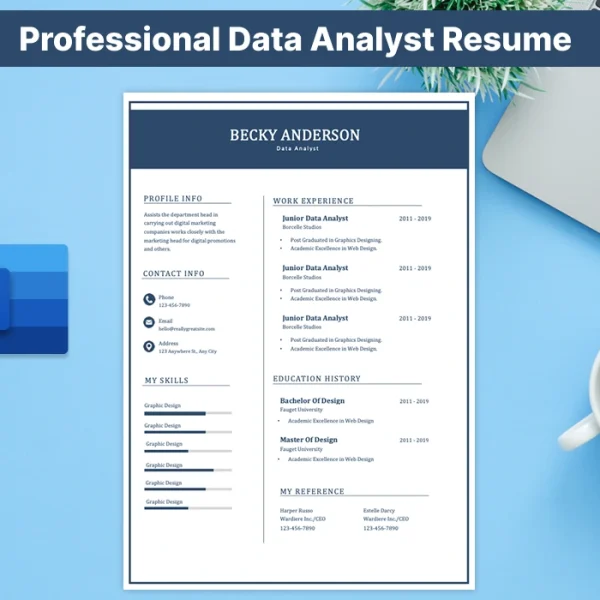 Professional Data Analyst Resume Template