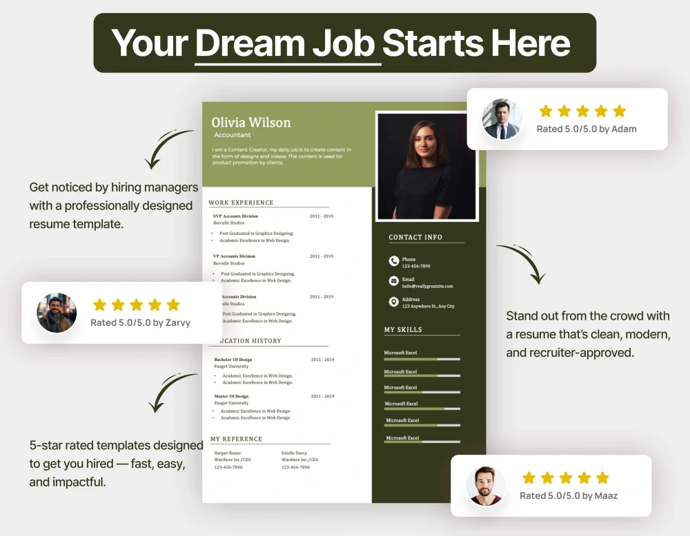 Minimalist Accountant Resume Template - Image 4