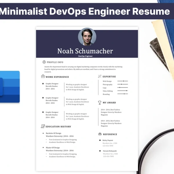 Minimalist DevOps Engineer Resume Template