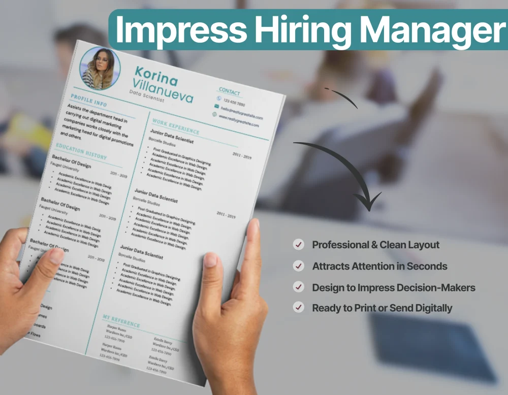 Modern Data Scientist Resume Template - Image 3
