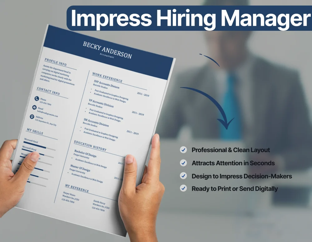 Professional Accountant Resume Template - Image 3