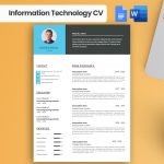 Modern Information Technology Resume Template