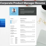 Corporate Product Manager Resume Template
