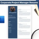 Corporate Project Manager Resume Template