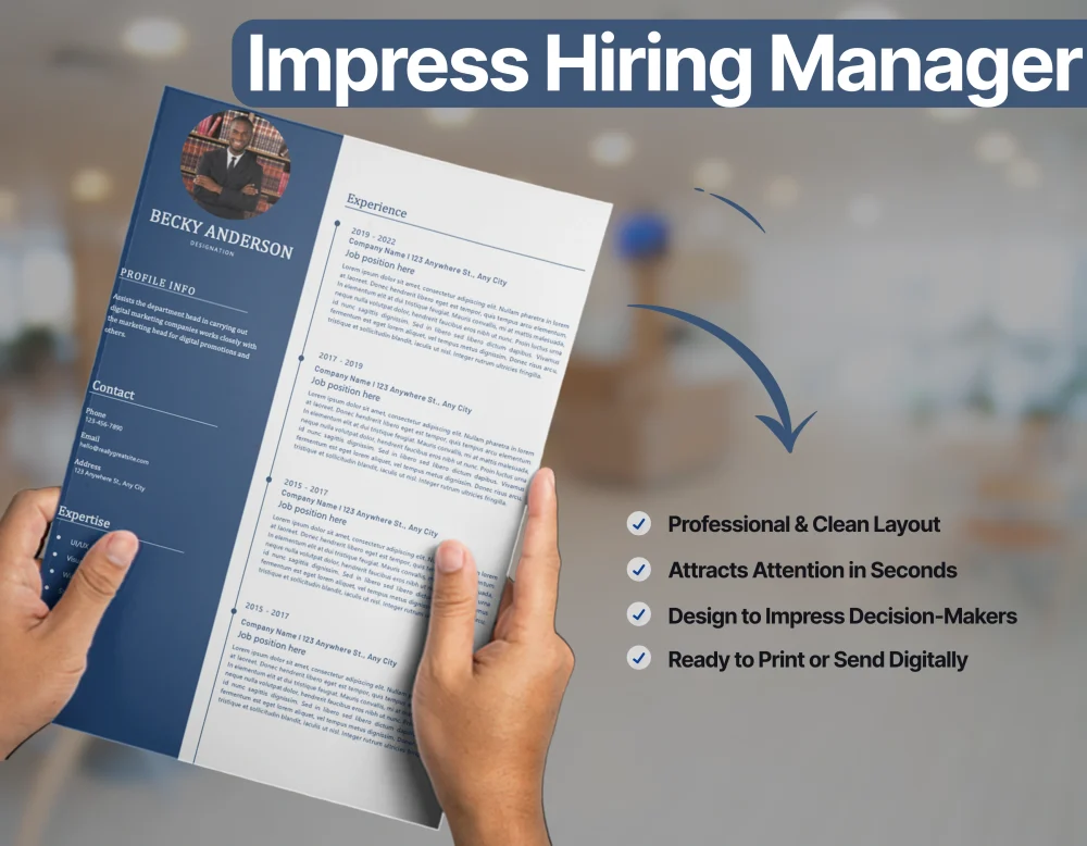 Corporate Project Manager Resume Template - Image 3