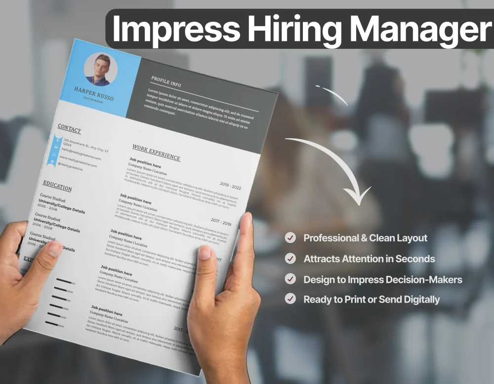 Corporate Sales Manager Resume Template - Image 3