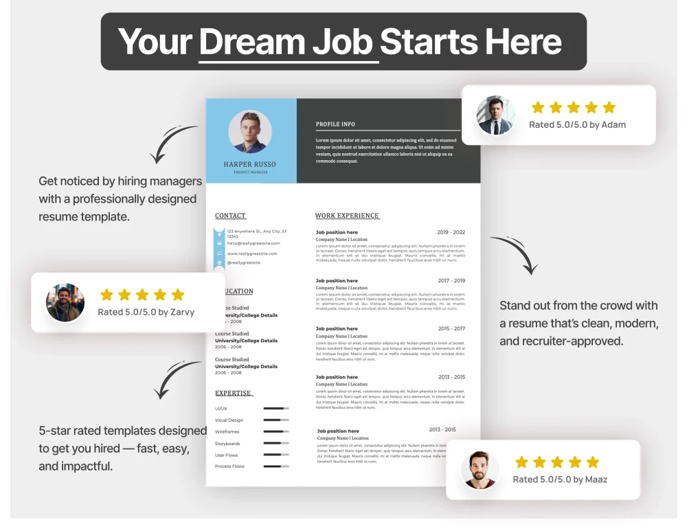 Corporate Sales Manager Resume Template - Image 4