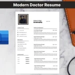 Modern Doctors Resume Template
