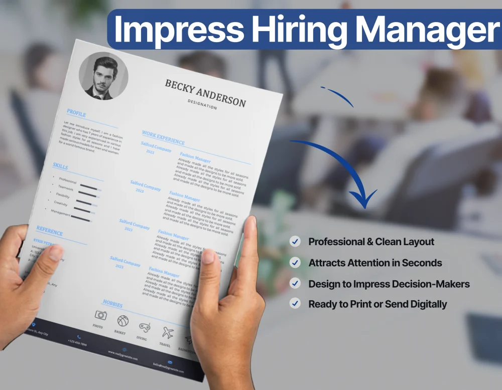 Minimalist Full Stack Developer Resume Template - Image 3