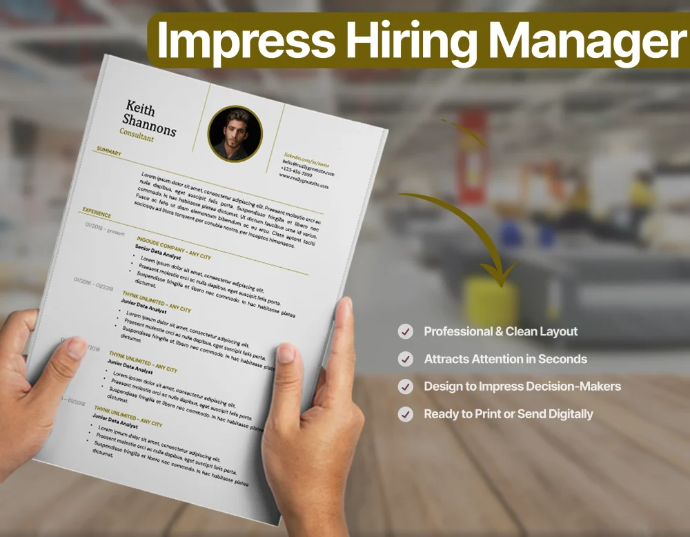 Modern Consultant Resume Template - Image 3