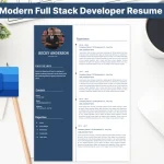 Modern Full Stack Developer Resume Template