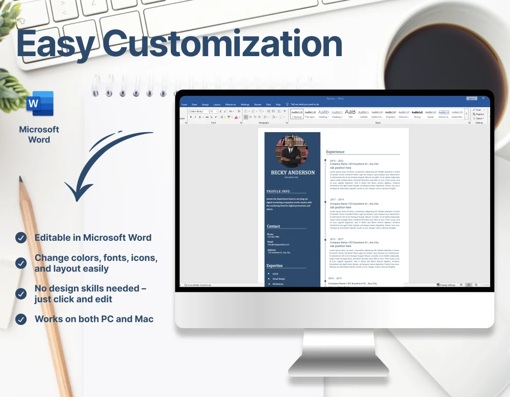 Modern Full Stack Developer Resume Template - Image 2