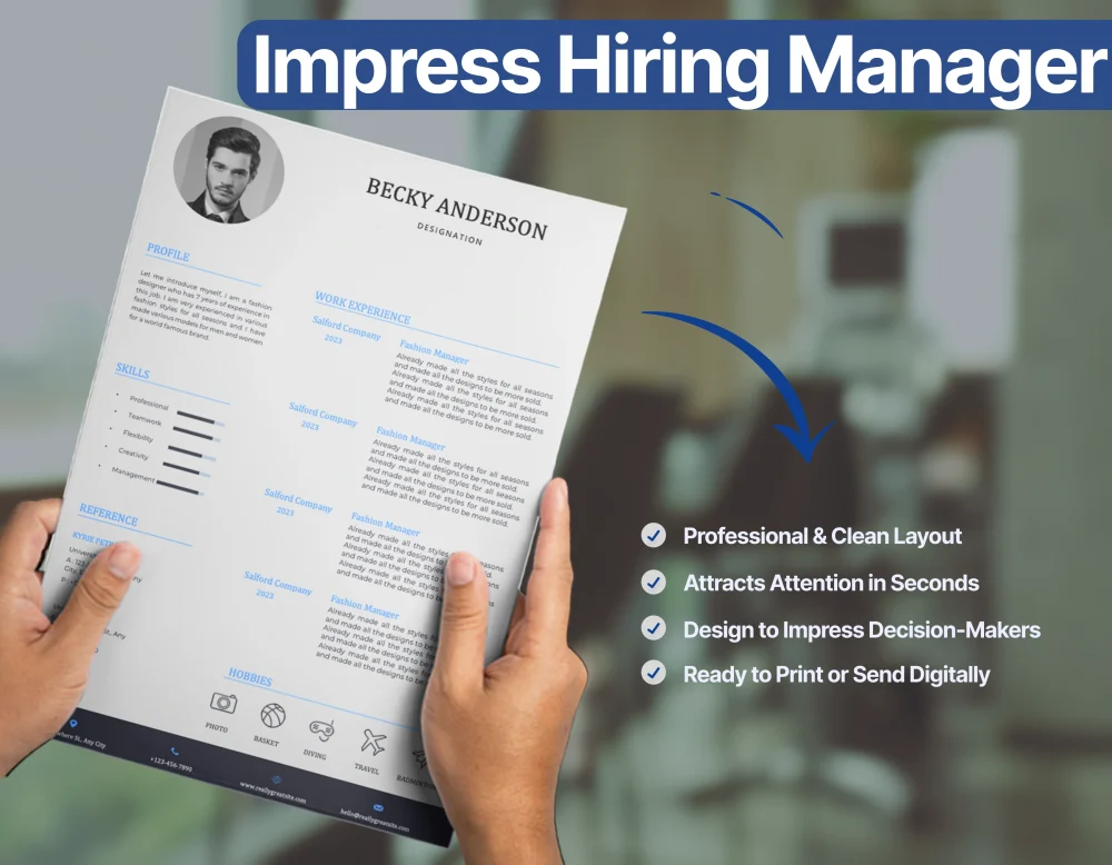 Modern Marketing Manager Resume Template - Image 3