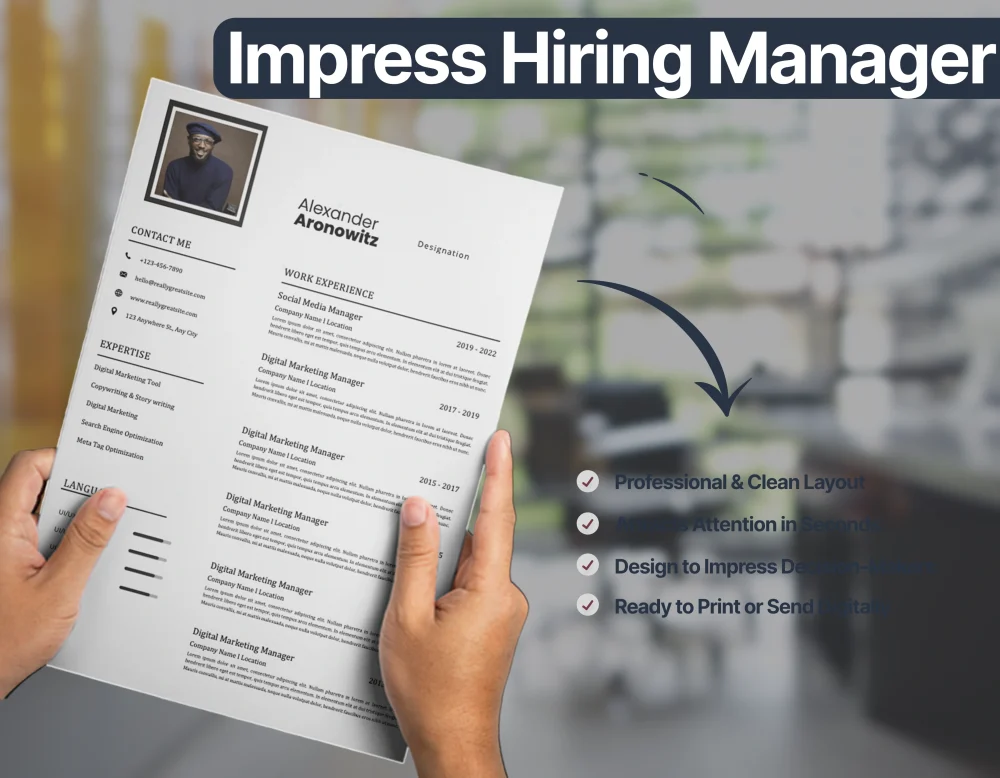 Modern Product Manager Resume Template - Image 3