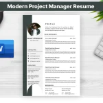 Modern Project Manager Resume Template