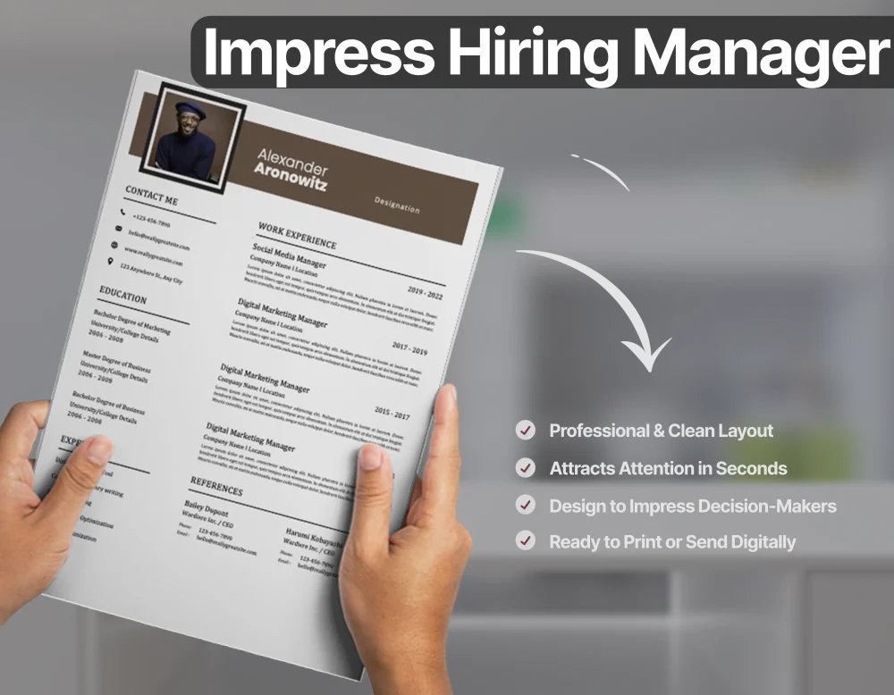 Professional Engineering Manager Resume Template - Image 3