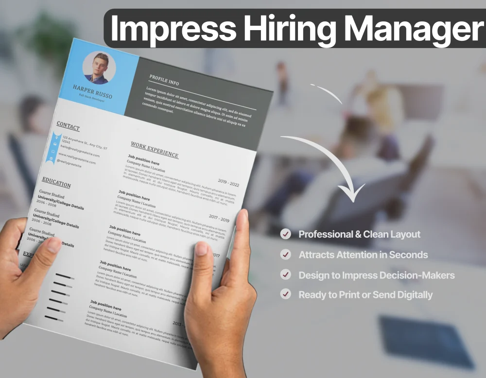 Professional Full Stack Developer Resume Template - Image 3