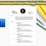 Professional Product Manager Resume Template