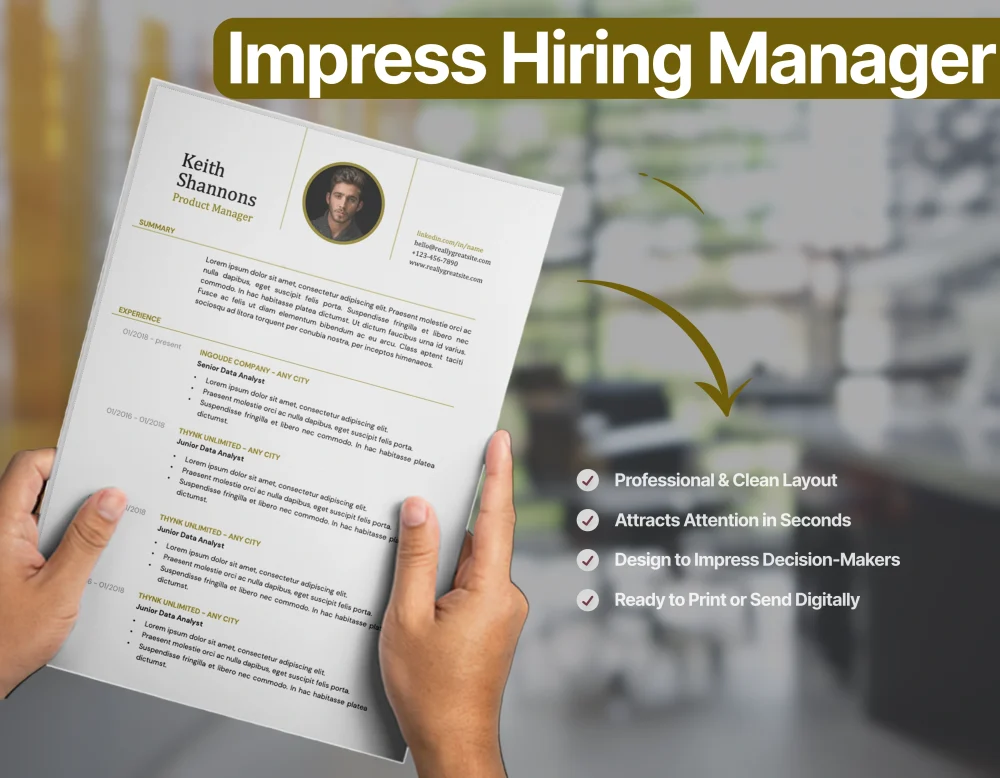 Professional Product Manager Resume Template - Image 3