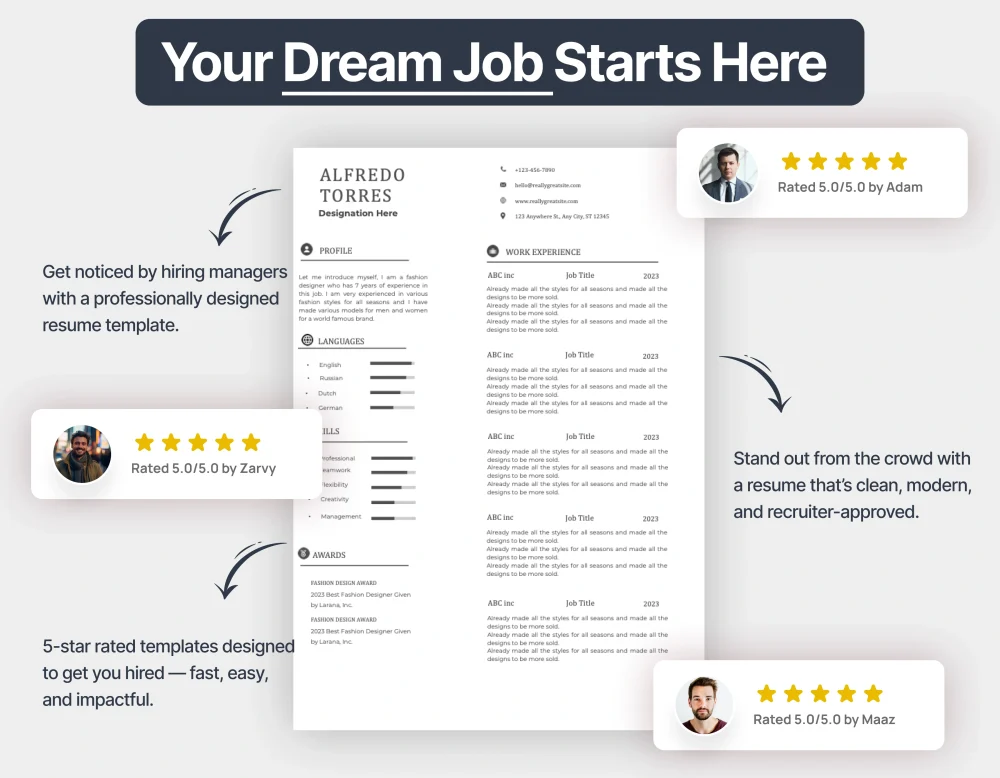Professional Sales Manager Resume Template - Image 4