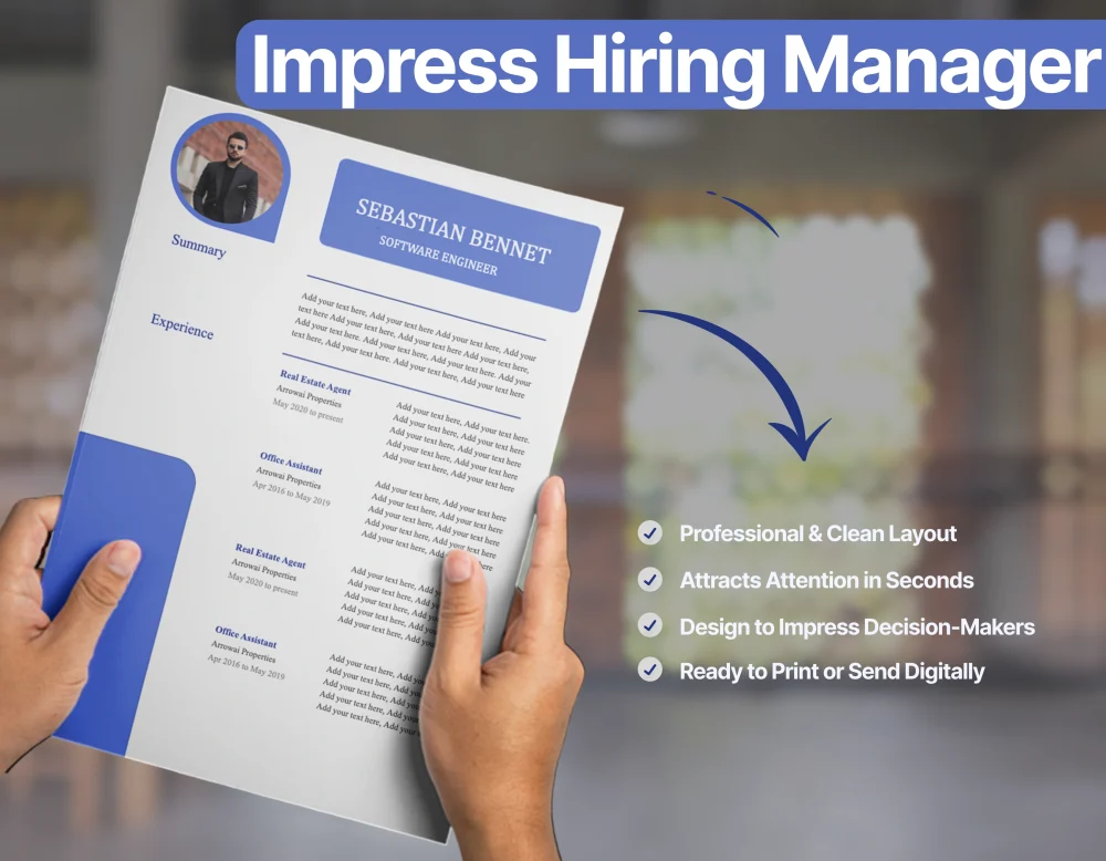 Corporate Software Engineering Manager Resume Template - Image 3