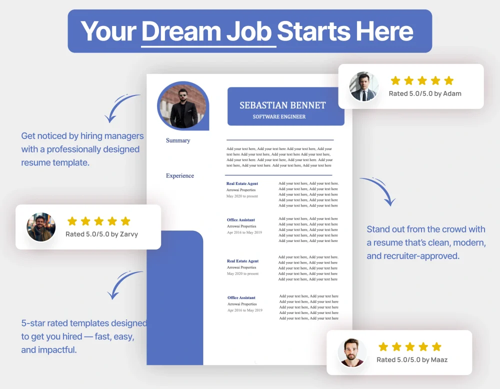 Corporate Software Engineering Manager Resume Template - Image 4