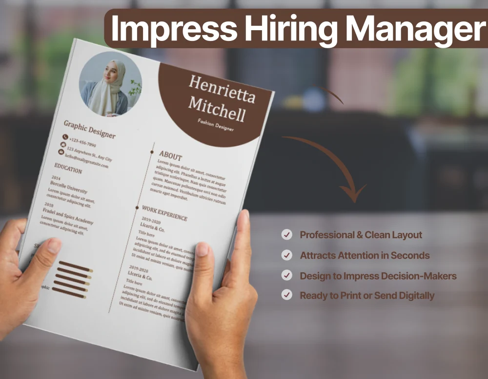 Minimalist Fashion Designer Resume Template - Image 3