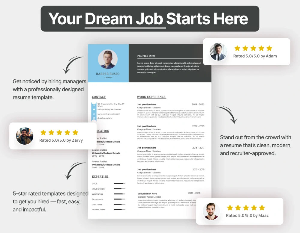 Minimalist IT Manager Resume Template - Image 4