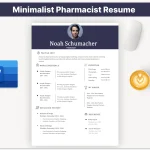 Minimalist Pharmacist Resume Template
