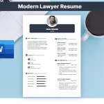 Modern Lawyers Resume Template