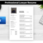 Professional Lawyers Resume Template