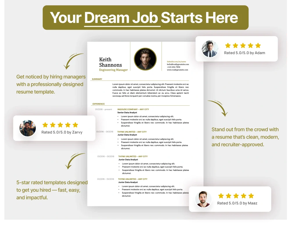 Professional Software Engineering Manager Resume Template - Image 4